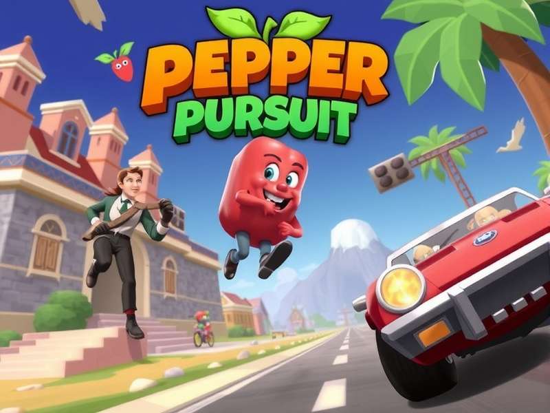 Pepper Pursuit Main Game Visual Pepper Pursuit Game Banner